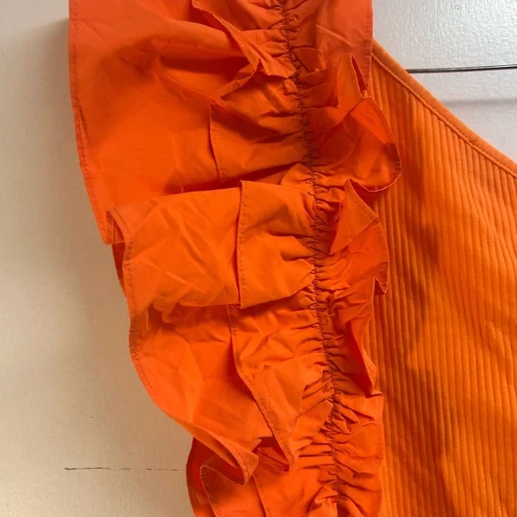 NWOT Flying Tomato One Shoulder Bodysuit - Picture 4 of 9